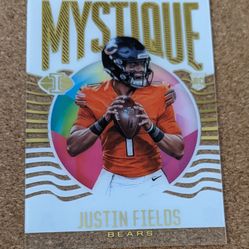 2021 Illusions Justin Fields Rookie Mystique Clear Acetate