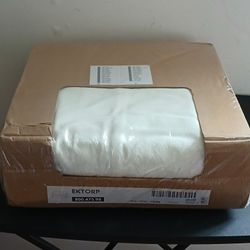 IKEA EKTORP 2-seat Sofa Loveseat Cover Blekinge White Slipcover 800.475.98 NEW