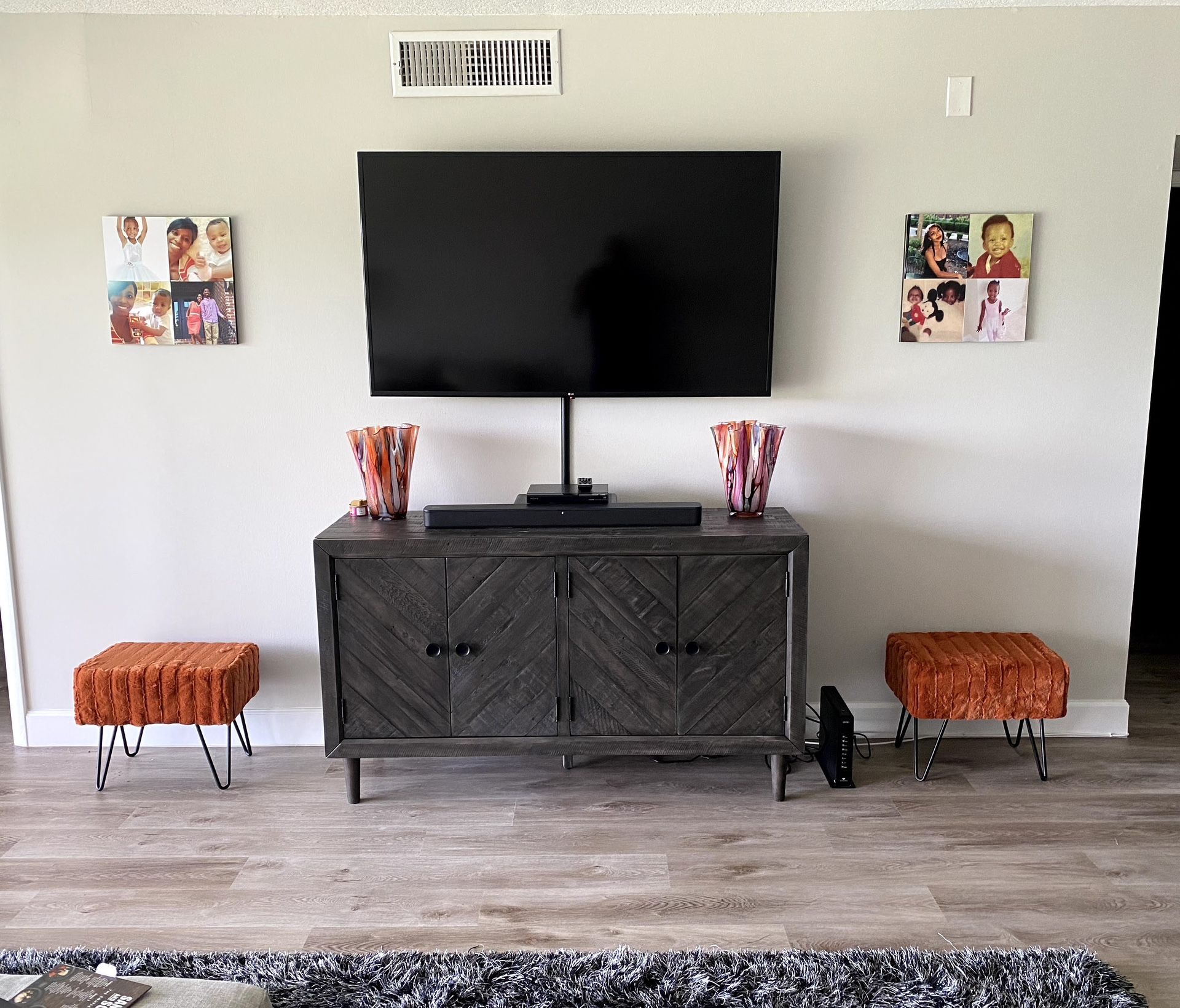 Ashley Besteneer Dinning Room Server : Dark Gray