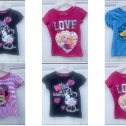 Girls shirts  size 4-5.   5 dollars each
