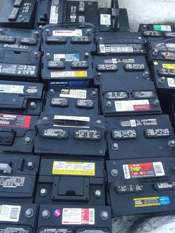 Used batteries for variety of cars