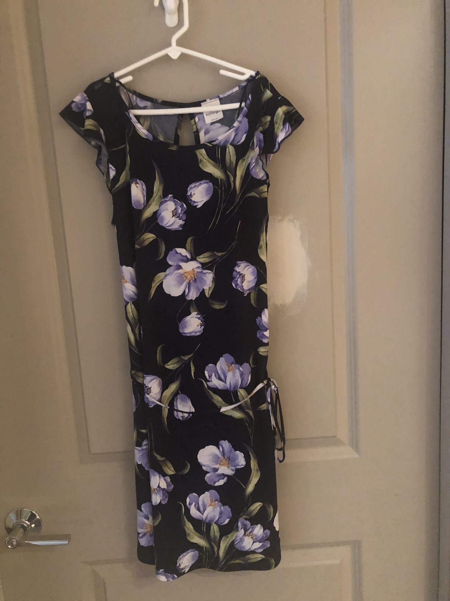 Floral Print Wrap Dress