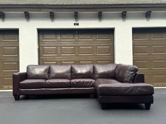 🛋️ Sectional Couch/Sofa - Brown - Delivery Available 🚛