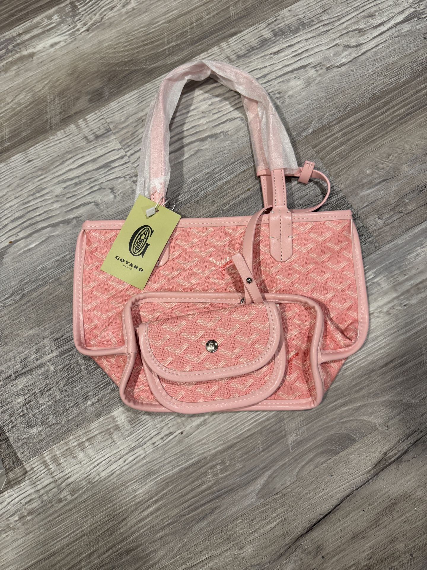 Pink Goyard Mini Tote