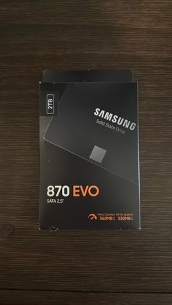 Samsung 870 EVO SATA 2.5” SSD 2TB