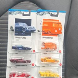 Hot Wheels 2026 Pantone complete set Silver Series Set of 6 Cars