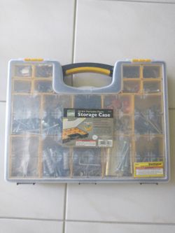 Heavy Duty Storage Case Full With Hardware - 20 Removable Bins