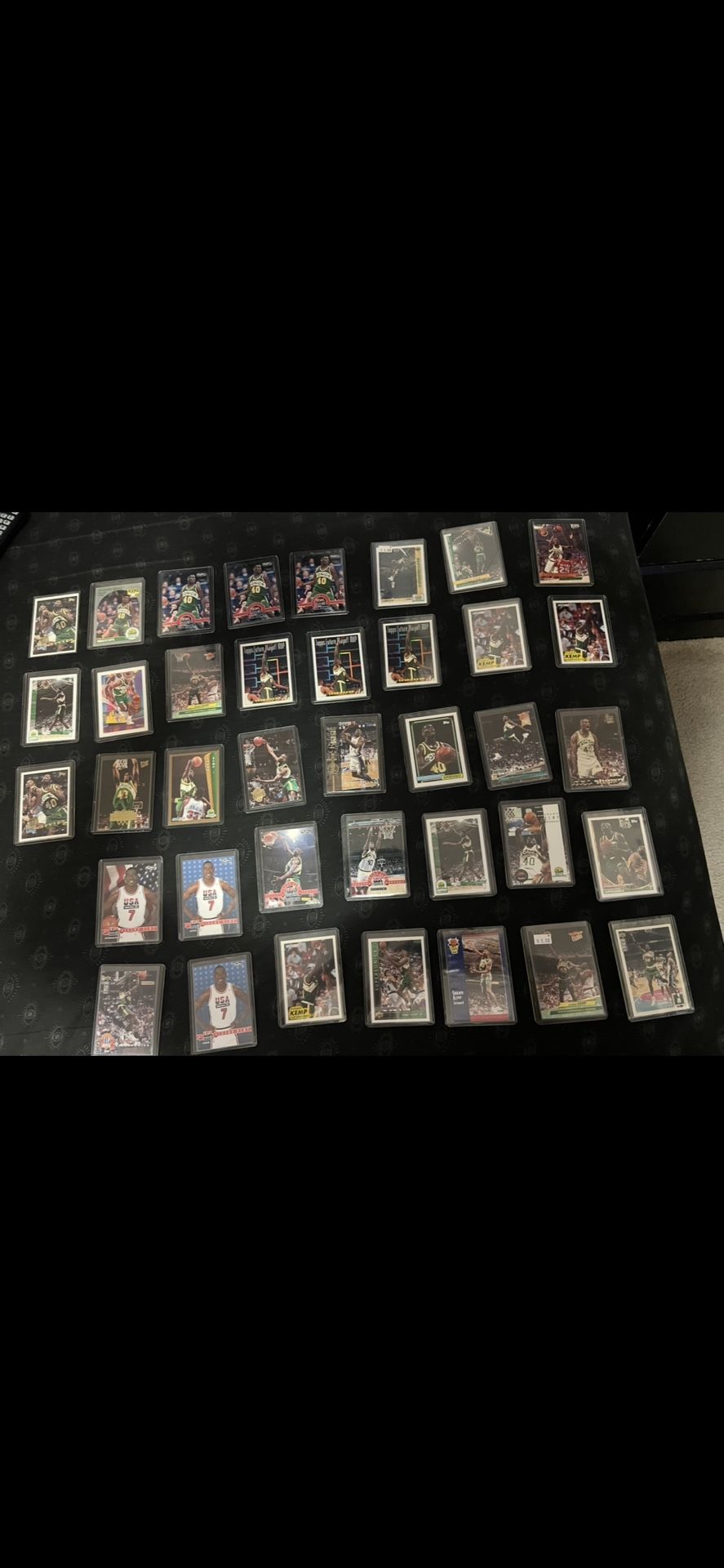 38 Shawn Kemp Cards For $218