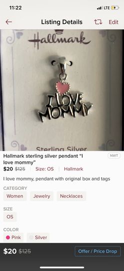 Hallmark pendant