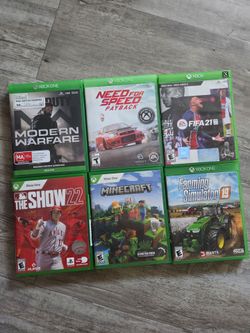 Xbox One Game Bundle – Lot of 6
