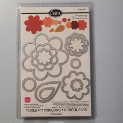 Sizzix Framelits Flowers Layers 11pc 