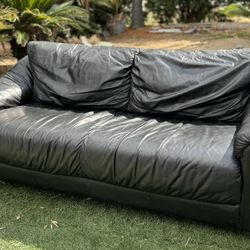 Genuine Leather Couch