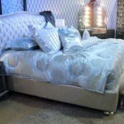 King Leather Bed