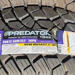 35x12.50R17LT Tires Predator Mutant X-AT