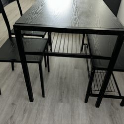 Black Dinning Table 