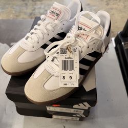 Adidas Samba Unisex Sneakers in White Available in Size 8 - 9.5 - 12 Brand New In Box