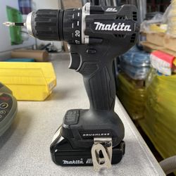 Makita Brushless Drill With Battery 