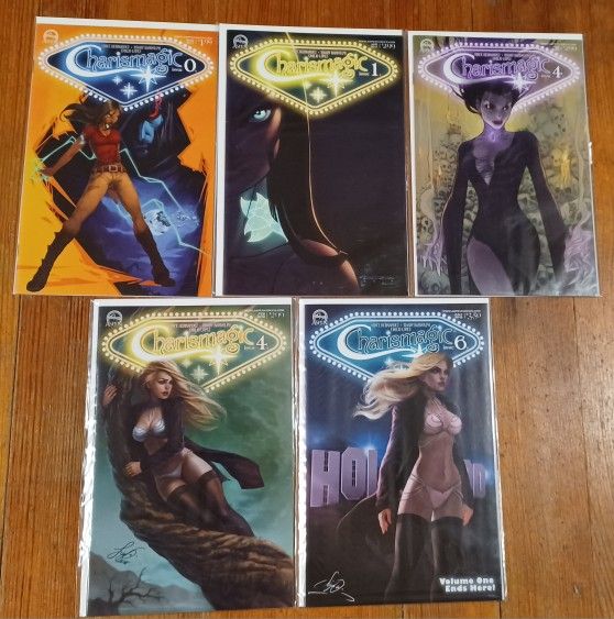 Charismagic Issue One 4 Six And Zero Vince Hernandez 5 Comic Book Lot