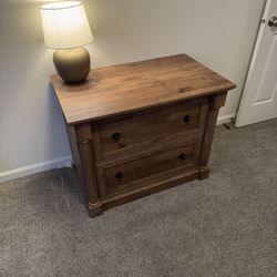 Wood File Cabinet