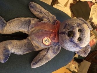 Periwinkle beanie baby.