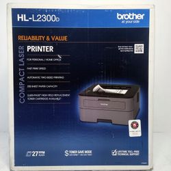 Brother HL-L2300D Monochrome Laser Printer with Duplex Printing New Open Box