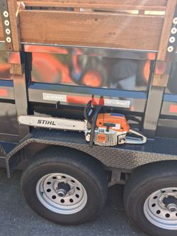 Stihl MS261C pro with brand new bar chain.