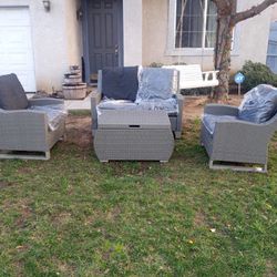 Very heavy duty, patio chairs, patio couch, patio sofa, outdoor furniture, outdoor patio furniture, set brand new