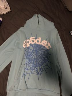 BLUE SPIDER HOODIE SIZE MEDIUM