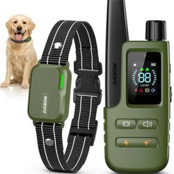 new Dog Shock Collar - 4500FT Dog Training Collar with Remote, IPX8 Waterproof Electric Dog Collar with 4 Training Modes, Security Lock, Rechargeable 