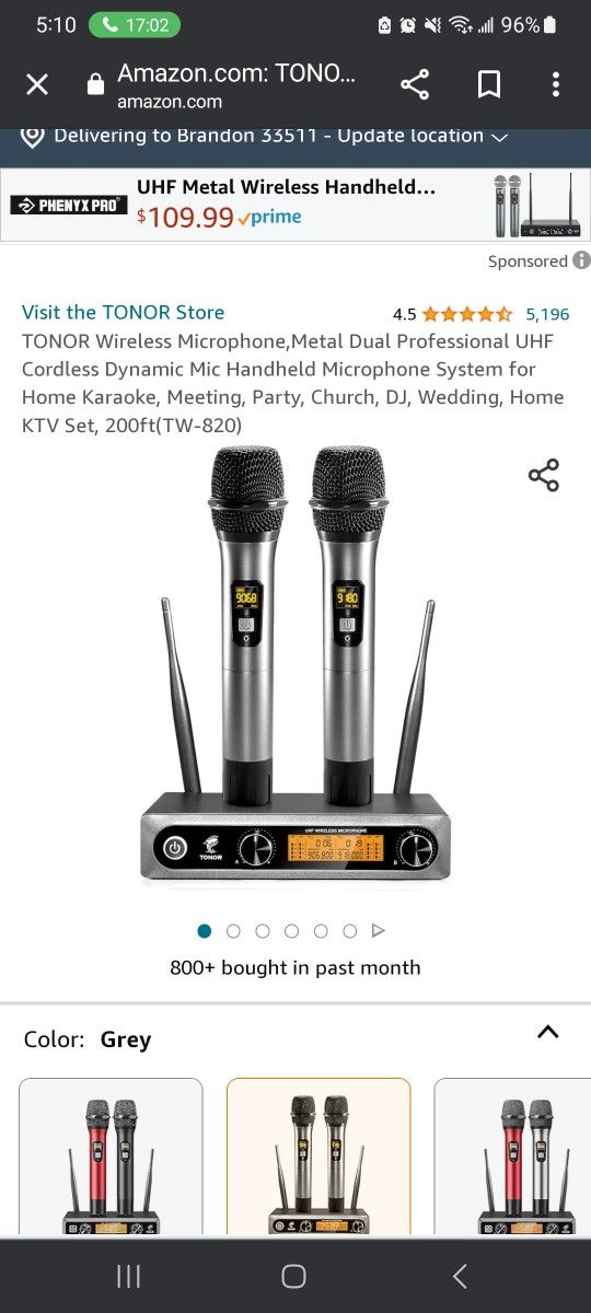 Tonor 350 Profesional Wireless Microphone 