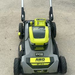 RYOBI Walk Behind Lawn Mower Whisper Series 