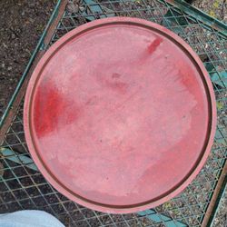 Heavy 18.5 " Red Ceramic Pot Liner