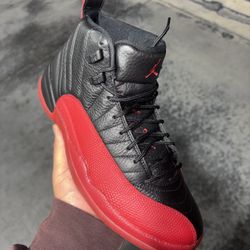 Jordan 12 Flu Game Size 9.5M Worn Lightly