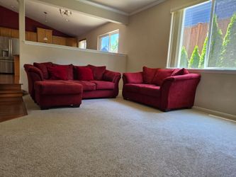Couch and love seat