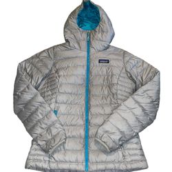 Patagonia Women S Grey Puffer Jacket 