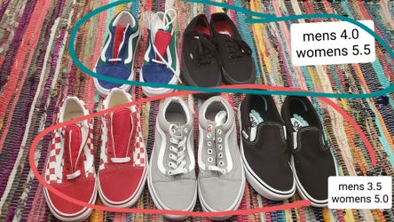 VANS NEW W/O BOX 3.5-4.0