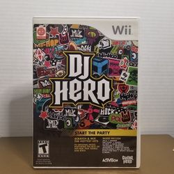 Wii U. Nintendo. Dj Hero. Start The Party. Used. Light Scratches. 