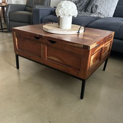 Coffee Table Wood With storage 