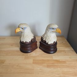 Set Of Bald Eagle Statues