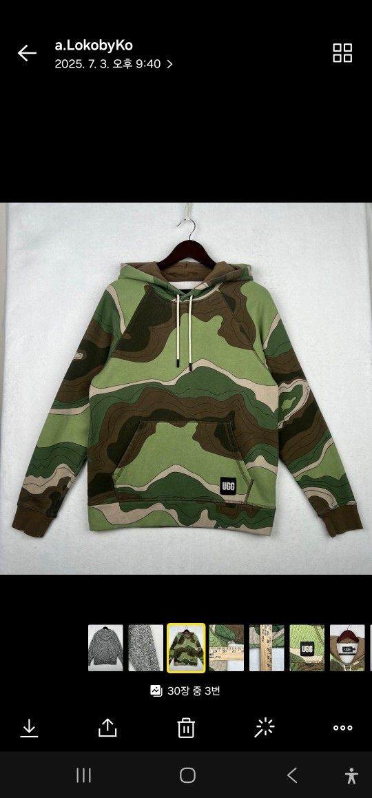 UGG Terrance Hoodie Topo SZ SMALL