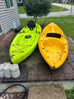 two kayaks