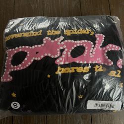 Sp5der P*NK V2 Hoodie Black