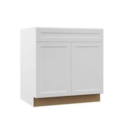 Designer Series Melvern 33 in. W x 24 in. D x 34.5 in. H Assembled Shaker Sink Base Kitchen Cabinet