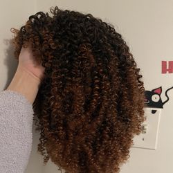 12inch Short Kinky Curly Women's Wigs