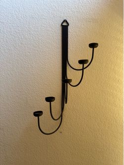 Vintage Iron 5 Tea Candelabra