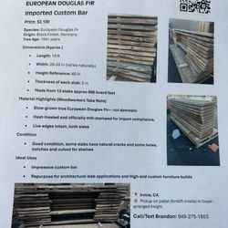 Woodworkers Dream European Doug fir