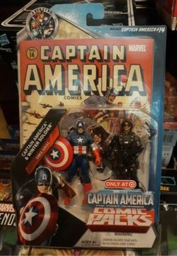 Marvel Legends Captain America Comic Pack