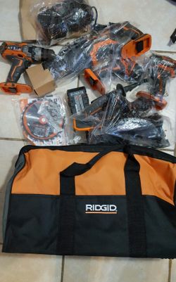 Ridgid GEN5X 18-Volt Li-Ion Cordless 5-Tool Combo Kit