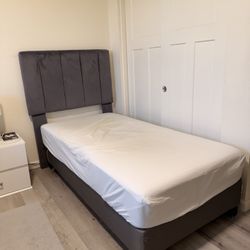 Ikea Bed Frame + Mattress + Backboard 