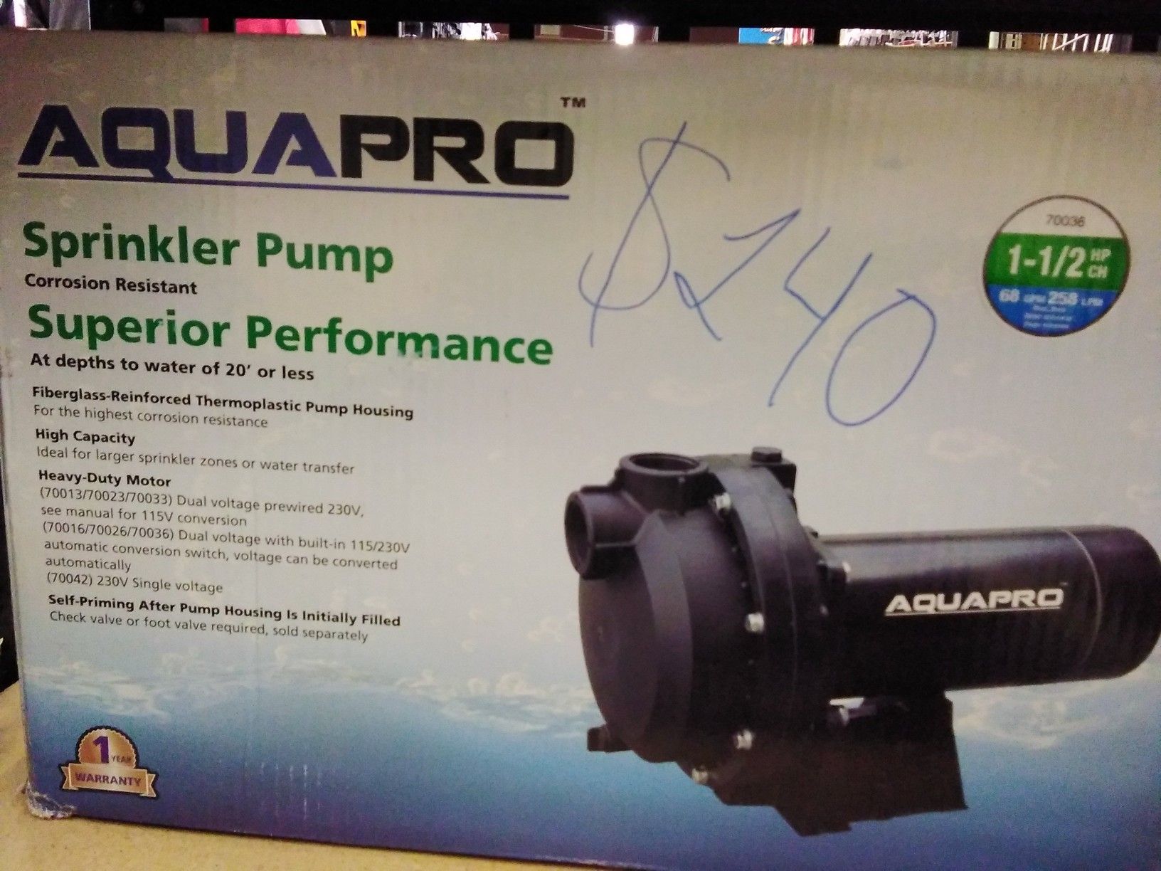 AQUAPRO SPRINKLER SUPERIOR PERFORMANCE (TOOL ONLY)